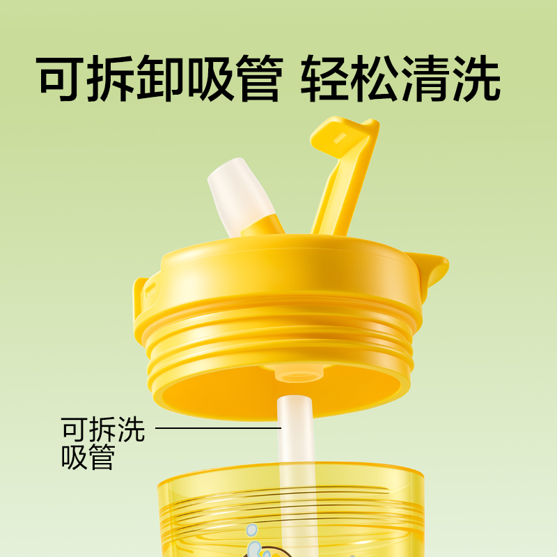 纽赛NS865-D线条小狗甜心杯_480mL(爪爪黄)(个)