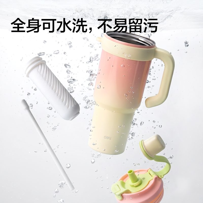 纵横LL635冰霸杯1100mL316不锈钢(粉)(盒)