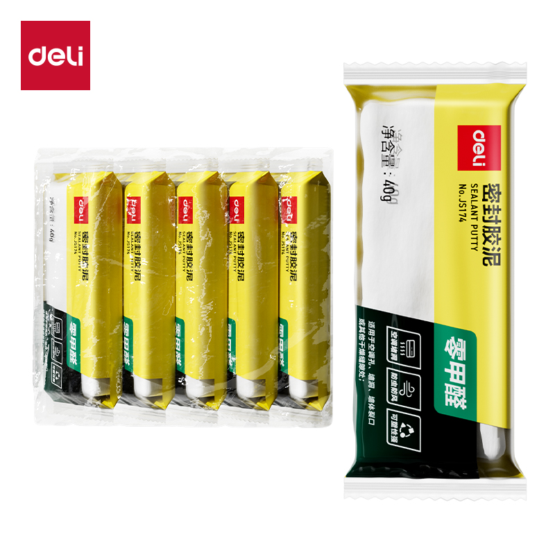 纵横JS174-5密封胶泥(白)(40g*5包/袋)