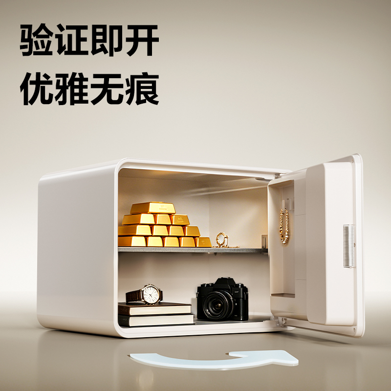 纵横AE224-Z指纹密码保管箱H300(米白)(台)