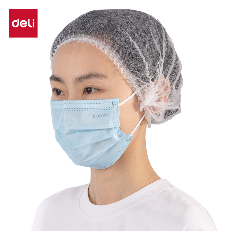 纵横LQ657无纺布发帽(白)(250g/100只)(16cm)