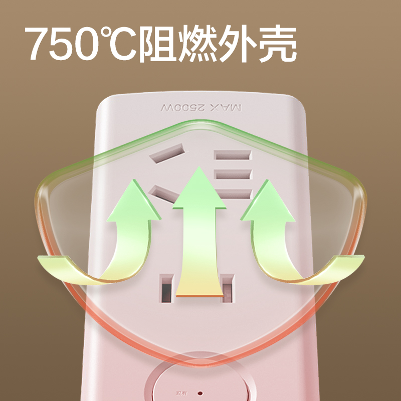 纵横LU2111(1)插座_1+1_1米_PE袋(白)(个)