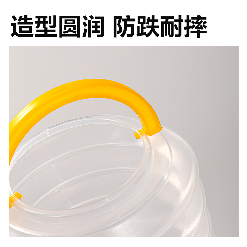 纵横HS712便携式折叠洗笔筒(黄色)(袋)