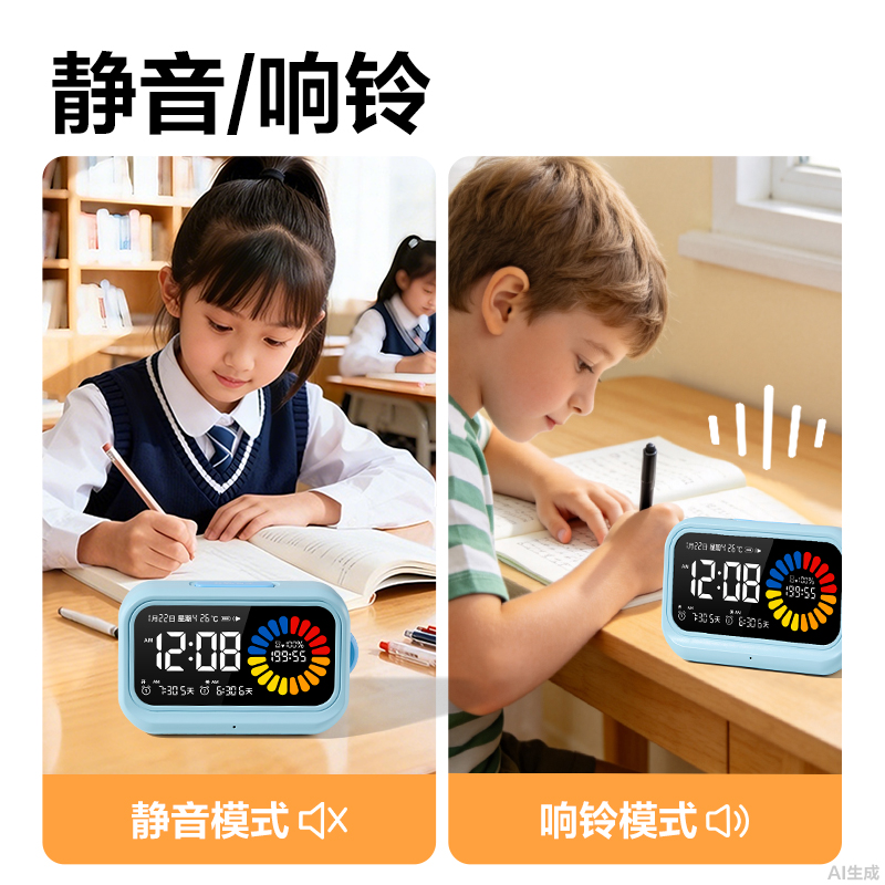 纵横LE130时钟-闹钟(蓝)(只)