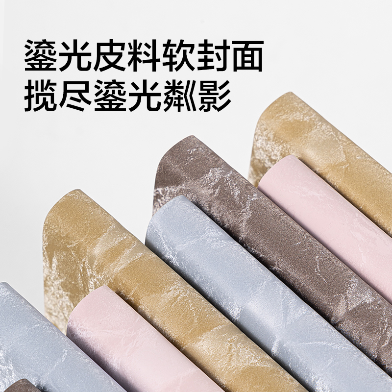 纵横BP660-B6鎏光皮面本10mm行距80张(粉)(本)