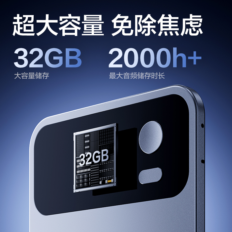 纵横MP80AI录音卡32G(银)(台)