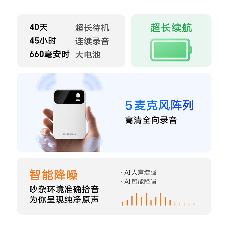 纵横MP70AI录音卡32G(灰)(台)