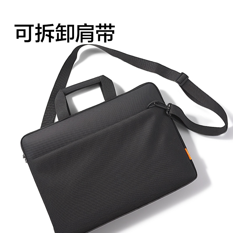 纵横BG212简约手提斜挎两用电脑包(黑)(个)