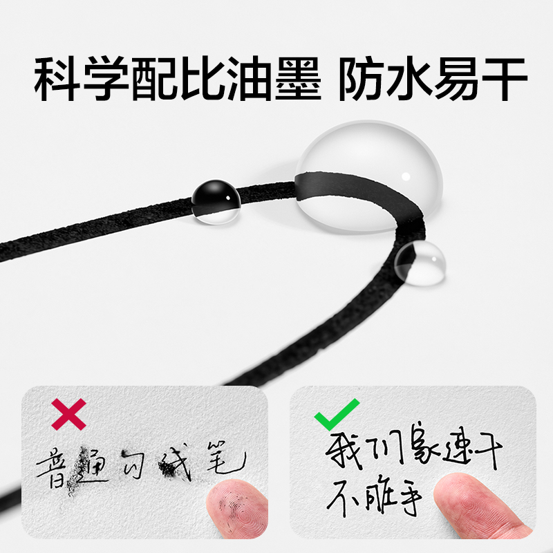 纵横NX015勾线笔(黑)（2支/卡）
