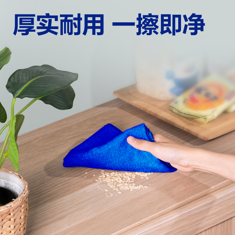 纵横得心LQ260超细纤维抹布30cm*60cm(蓝)(10条/包）