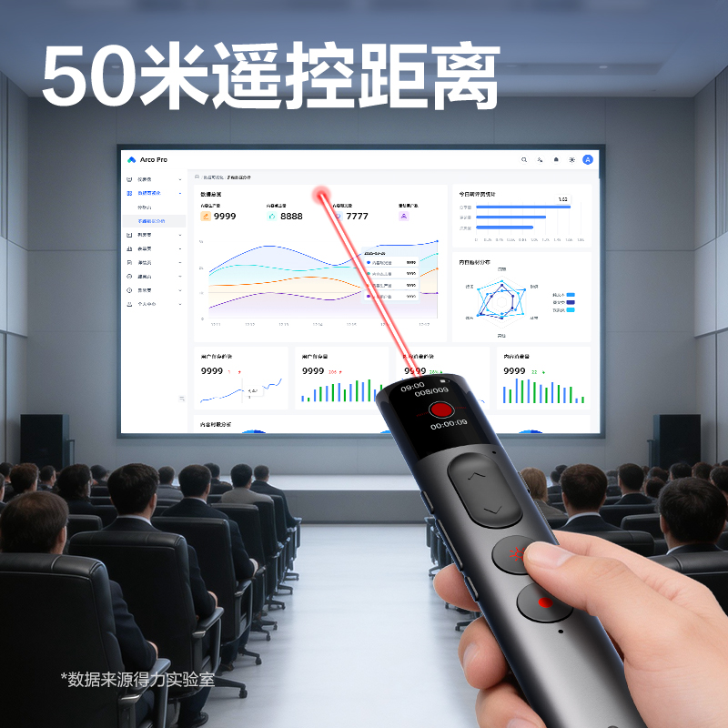纵横MP132-W AI录音翻页笔(深灰)(支)