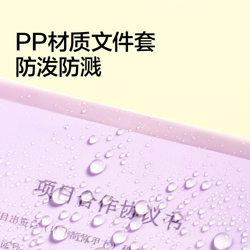 纵横NN2637A_A4_L型文件套(混)(10个/包)