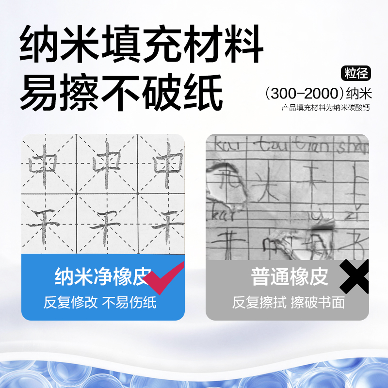 纵横VP481-L纳米净橡皮擦(白)(块)