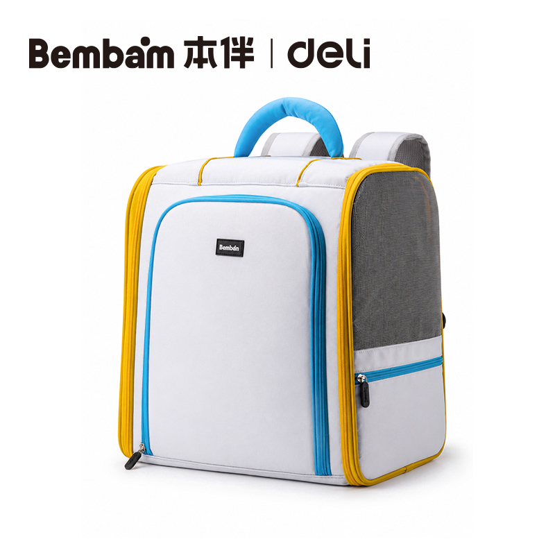 纵横Bembam_BM402遮阳舒躺宠物出行包(蓝)(个)