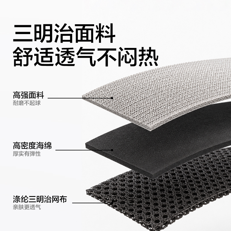 纵横Bembam_BM508_M码H型胸背牵引绳(棕)(个)