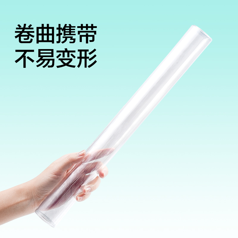 纵横PP876_40*60cm环保PVC刷题桌垫(透明)(单盒装)