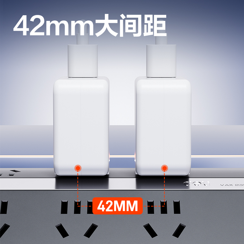 纵横LU920插座_6组_2A2C(PD20W)_1.5米_彩盒(黑)(个)