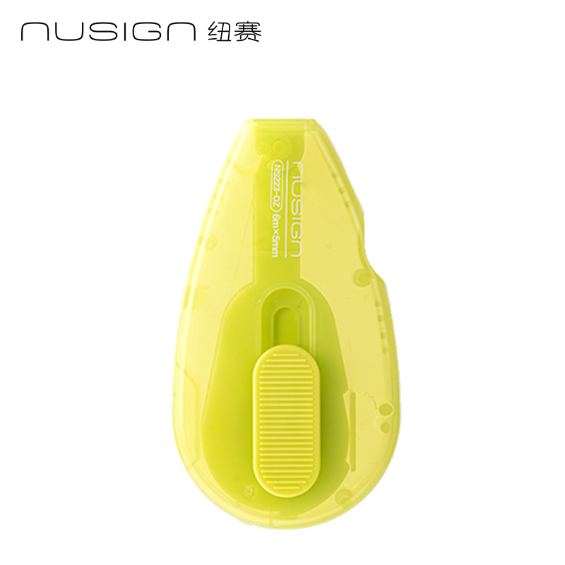 纽赛NS223-DZ修正带套装5*5mm*6m(盒)(透明绿)