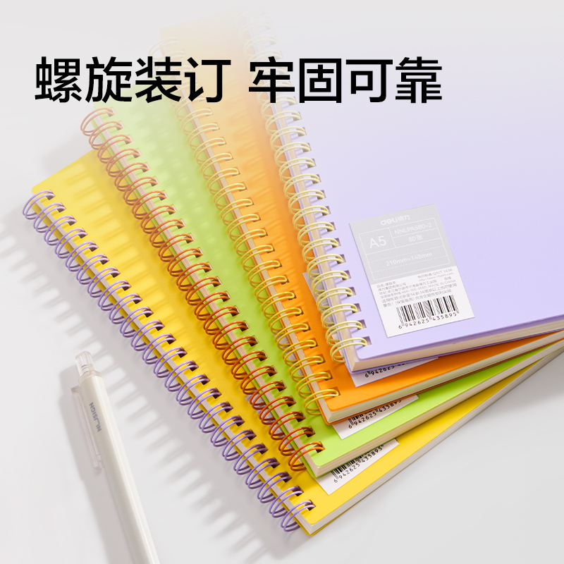 纵横NNLPA580-2PP螺旋本(混)