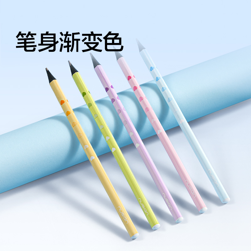 纽赛NS1745-HB三角杆马卡龙120纽赛铅笔HB(混)(10支/盒)